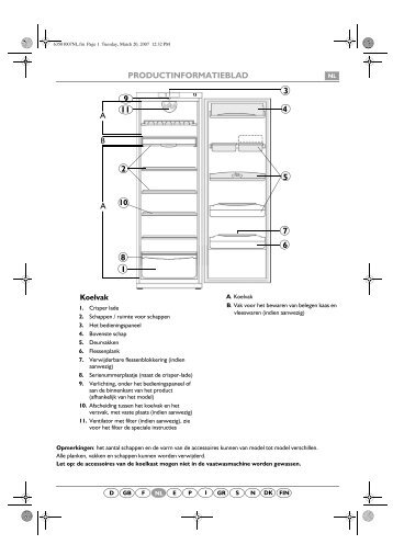 KitchenAid CFS NP1 - CFS NP1 NL (853939661000) Scheda programmi