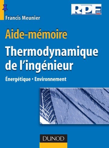Aide-mémoire de thermodynamique 