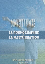 COMMENT VAINCRE LA PORNOGRAPHIE ET LA MASTURBATION