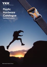 YKK PLASTIC HARDWARE CATALOGUE