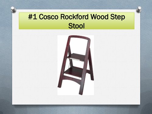 Top 10 Best Wooden Step Stools