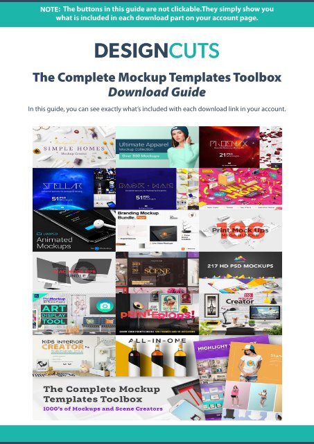 Download The Complete Mockup Templates Toolbox