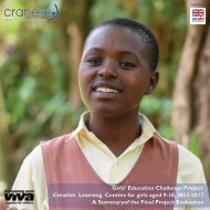 CRANE Viva GEC Project completion report final 2017