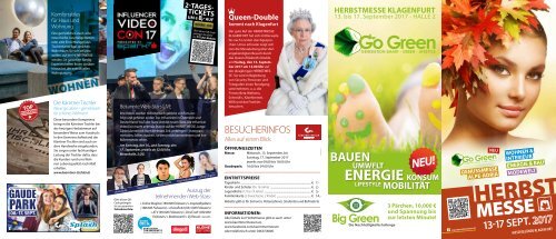 Herbstmesse Klagenfurt - Besucherfolder2017