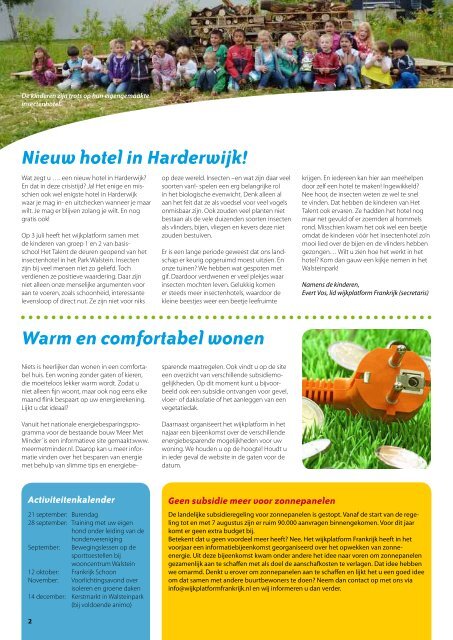 Frankrijk Wijkkrant september 2013