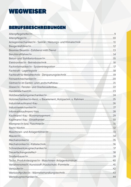 AUSBILDUNGSPLÄTZE - FERTIG - LOS | Landkreis Sigmaringen, Zollernalb-Kreis 2018/19