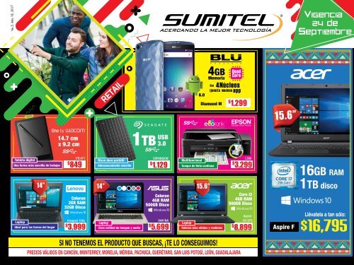 Catálogo de Tecnología SUMITEL Vig. 24SEP´17