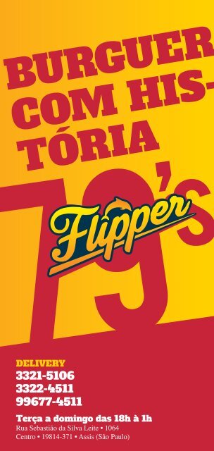 Cardápio Flipper