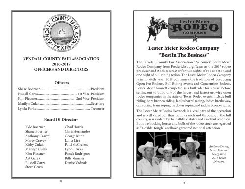 112th Kendall County Fair Catalog