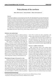 Polycythemia of the newborn