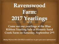 Ravenswood 2017 Yearlings_Email