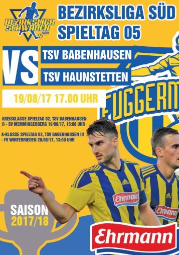 20170812 Fuggermärkler TSV 1862 Babenhausen - TSV Ziemetshausen