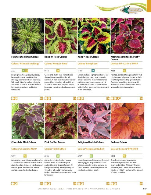 Greenleaf Nursery Company Catalog 2017-2018