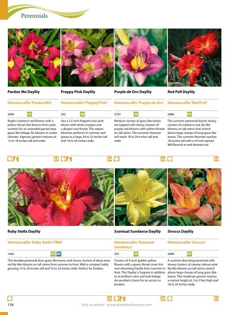 Greenleaf Nursery Company Catalog 2017-2018