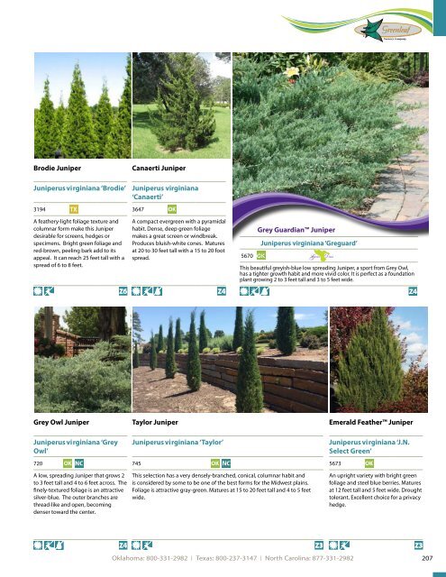 Greenleaf Nursery Company Catalog 2017-2018