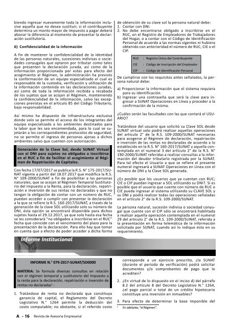 REVISTA MENSUAL JULIO