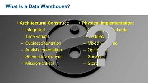 Ainda precisamos de um Data Warehouse