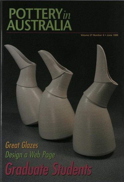 Pottery In Australia Vol 37 No 2 June 1998