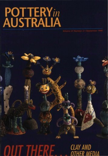 Pottery In Australia Vol 37 No 3 September 1998