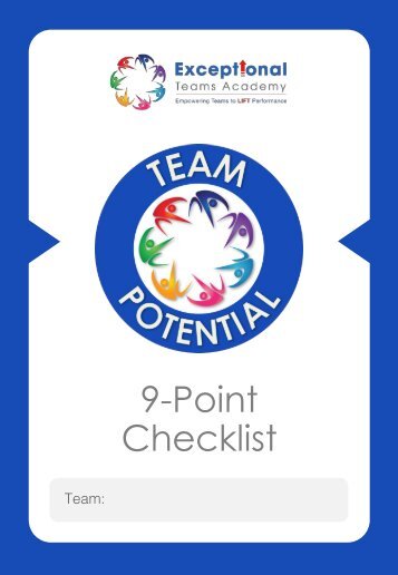 team-potential-checklist