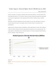 Global Cyanuric Chloride Market Worth $ 902 Million by 2019