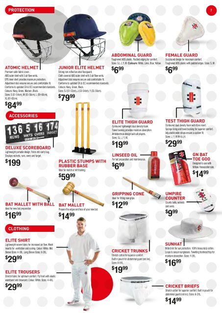 Intersport Cricket Catalogue 2017