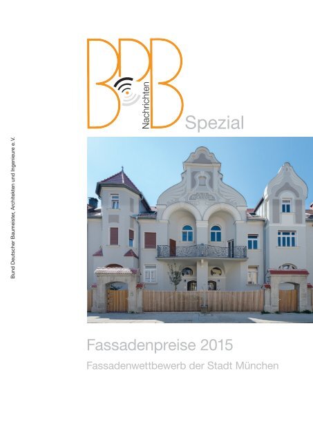 Spezial Fassadenpreise 2015