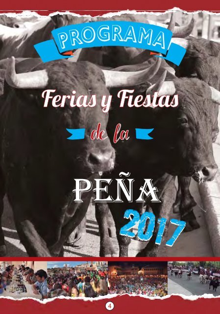 PROGRAMA FIESTAS DE LA PEÑA-2017