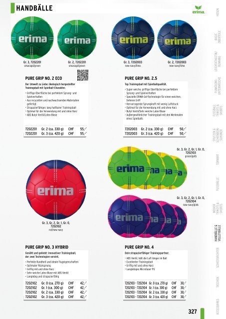 Erima - werk5 Teamsport Kollektion 2023