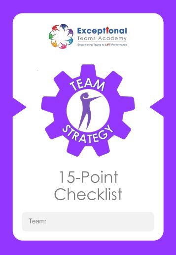 team-strategy-checklist