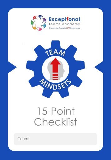 team-mindsets-checklist