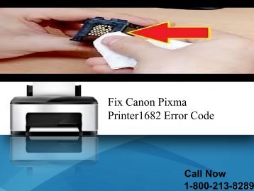 Fix Canon Pixma Printer1682 Error Code