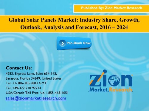 Solar Panels Market