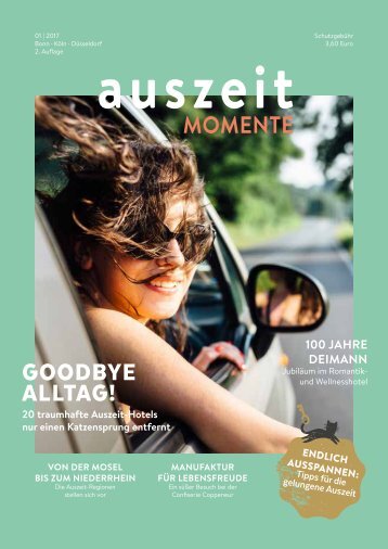 Auszeit Momente 2. Auflage Bonn, Köln, Düsseldorf 2017
