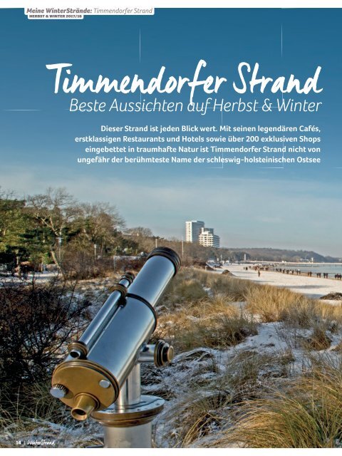 WinterStrand Magazin 2017/2018