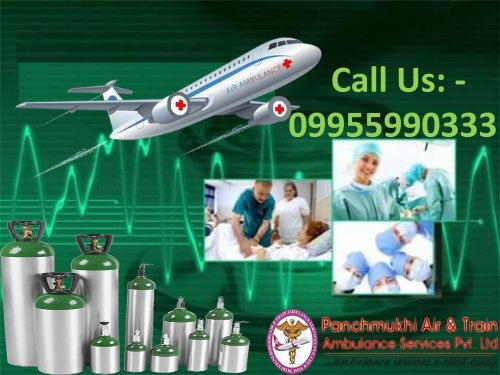 ICU Medical Emergency Air Ambulance Facility from Delhi to Mumbai