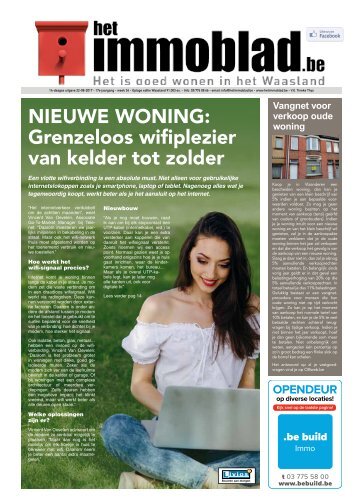 Het immoblad van 22 augustus 2017