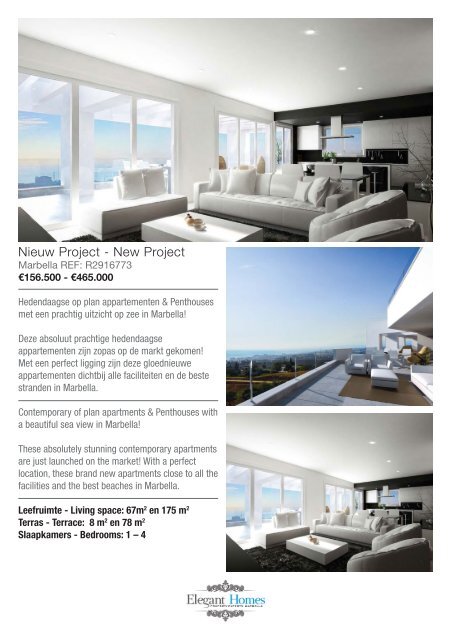 Elegant Homes Marbella brochure