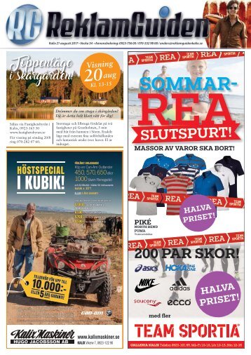 ReklamGuiden Kalix v34 -17 (21/8-27/8)