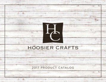 Hoosier Crafts 2017 Catalog