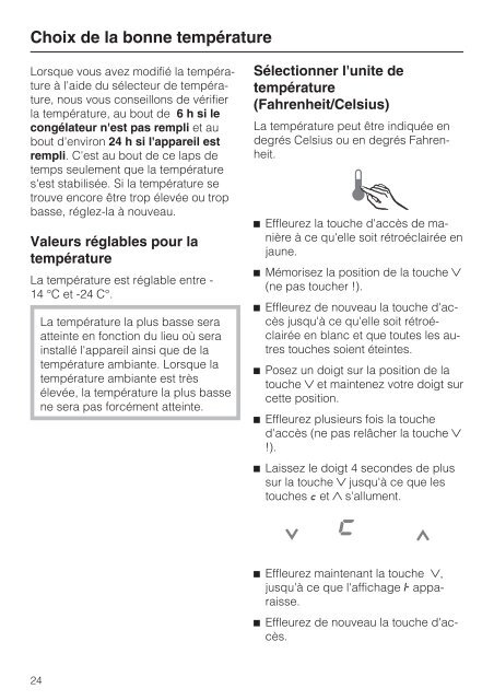 Miele KFN 29132 ws - Mode d'emploi et instructions de montage