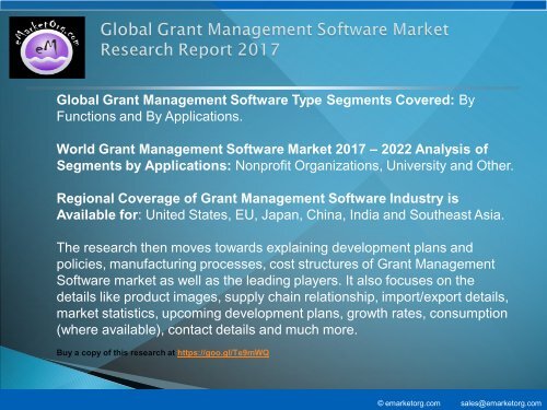 The Grant Management Software Market Outlook and Size 2022 Forecasts