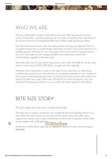 BiteSize Story