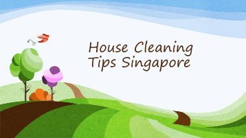 Best House Cleaning Tips Singapore - Easy To Do