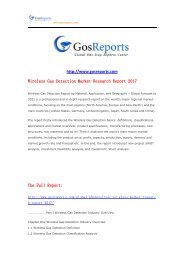Wireless Gas Detection Market Research Report 2017