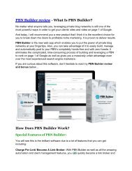 PBN Builder review and (FREE) $12,700 bonus-- PBN Builder Discount