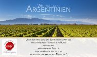 Weine aus Argentinien