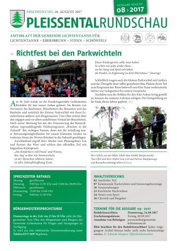 PLEISSENTAL-RUNDSCHAU 08/2017