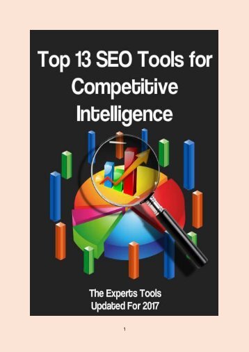 Top 13 SEO Tools for Competitive Intelligence