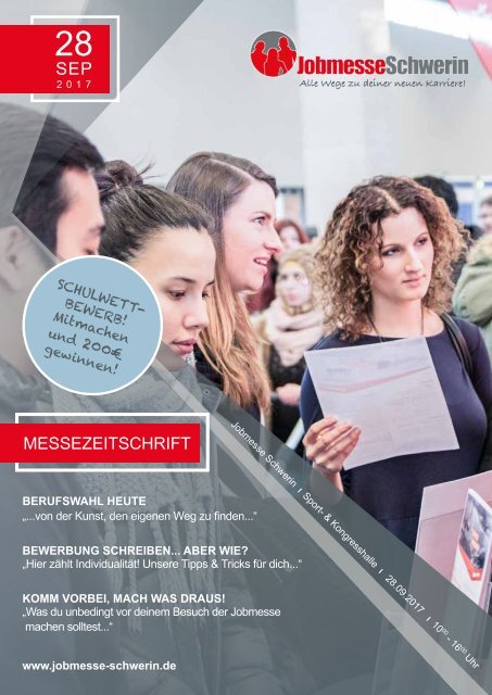 Jobmesse Zeitschrift Schwerin - 28.09.2017